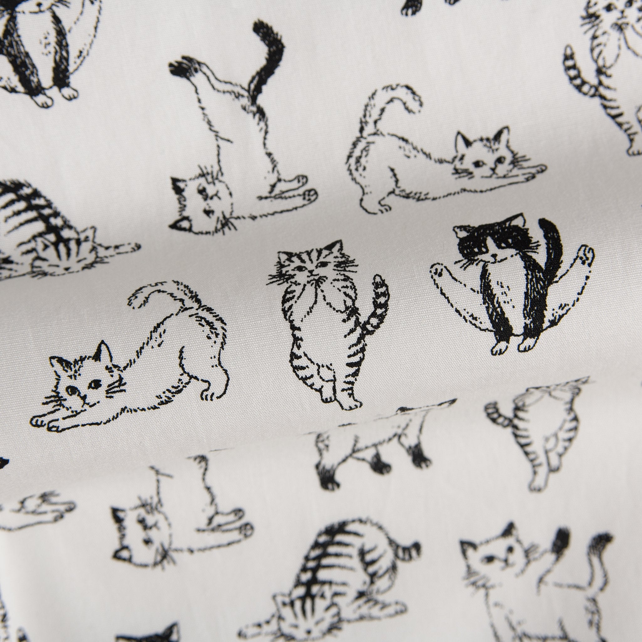 Pocket Tee - Black + Yoga Cats | Naked & Famous Denim