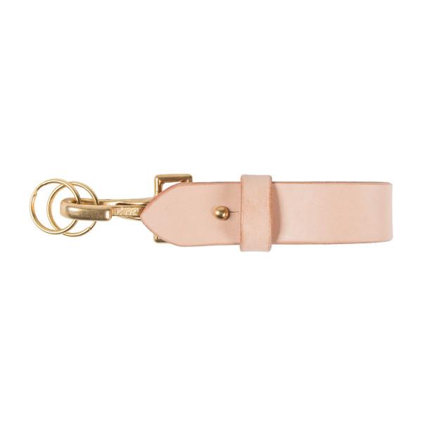 Leather Belt Key Hook - Natural Tan | Naked & Famous Denim