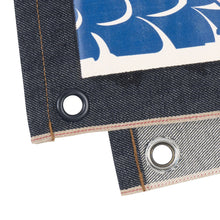Load image into Gallery viewer, Made in Japan Selvedge Denim Banner - corners
